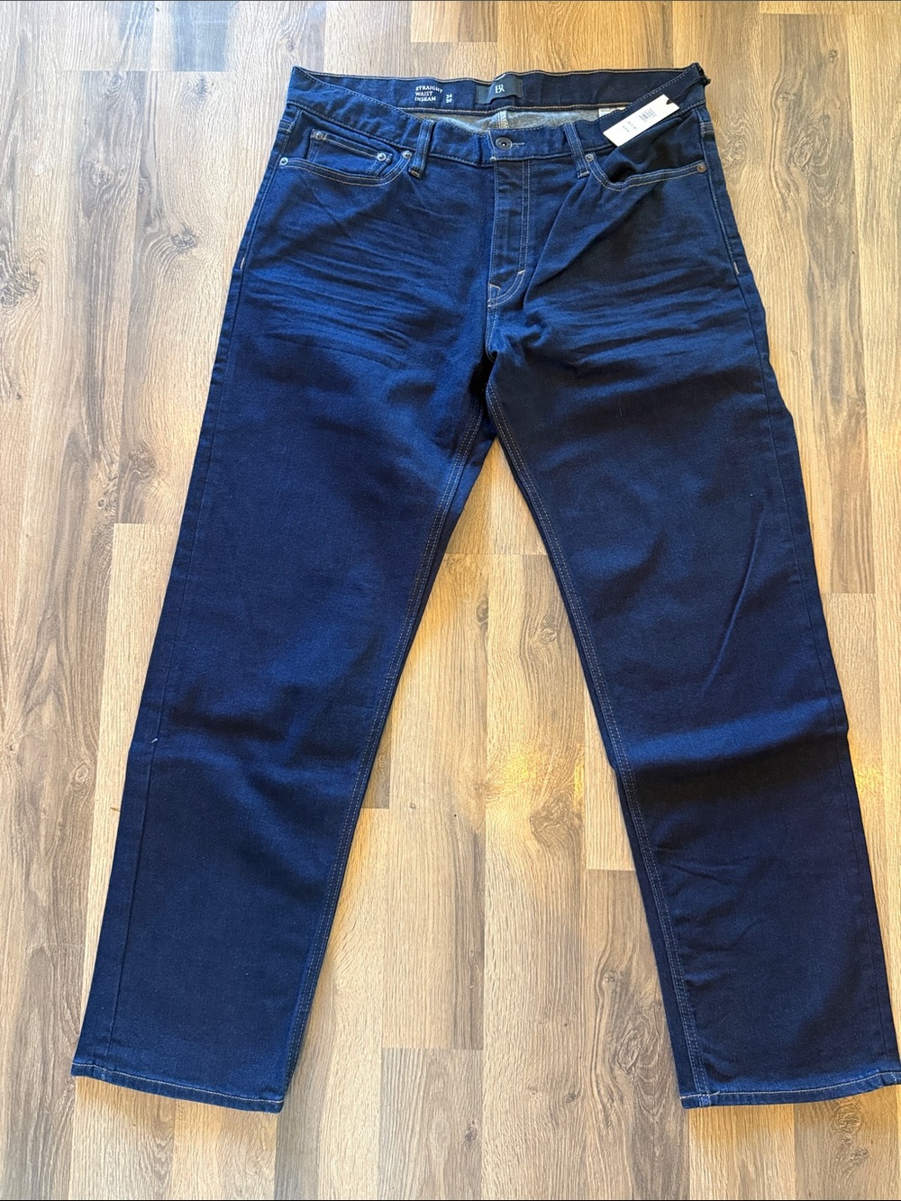 Men’s Eddie Bauer Straight Dark Jeans 34x30 NWT
